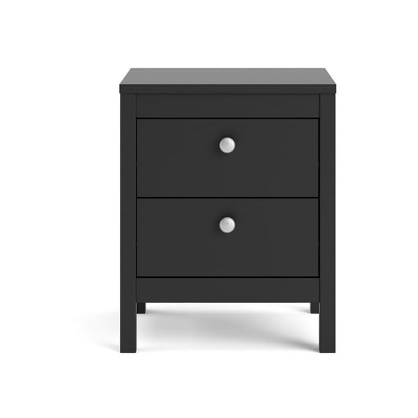 Черно нощно шкафче Madrid - Tvilum-image-3