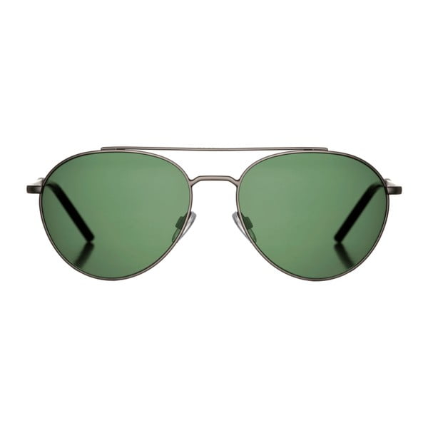 Stříbrné sluneční brýle se zelenými skly Marshall Mick, vel. S