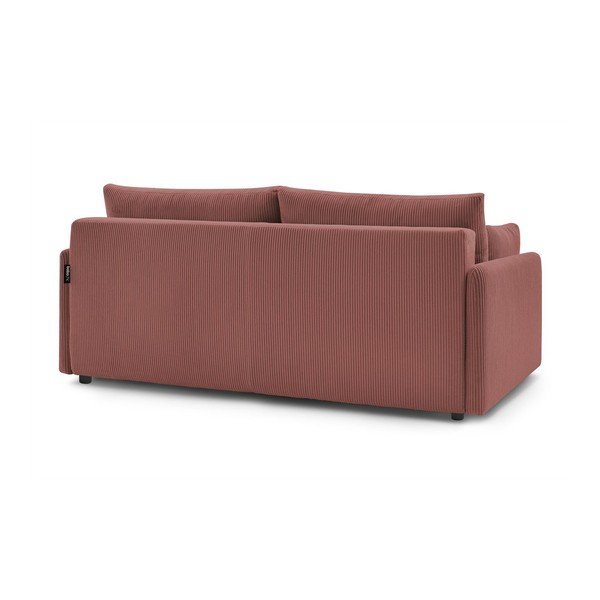 Розов разтегателен диван от рипсено кадифе 211 cm Marcel – Bobochic Paris-image-4
