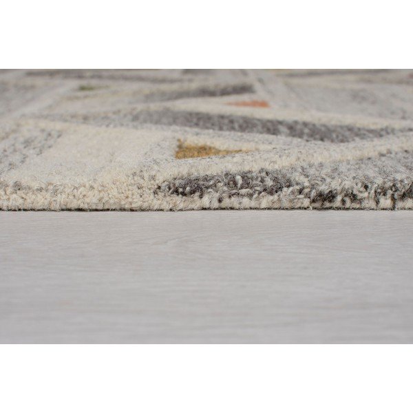 Сив вълнен килим , 120 x 170 cm River - Flair Rugs-image-3