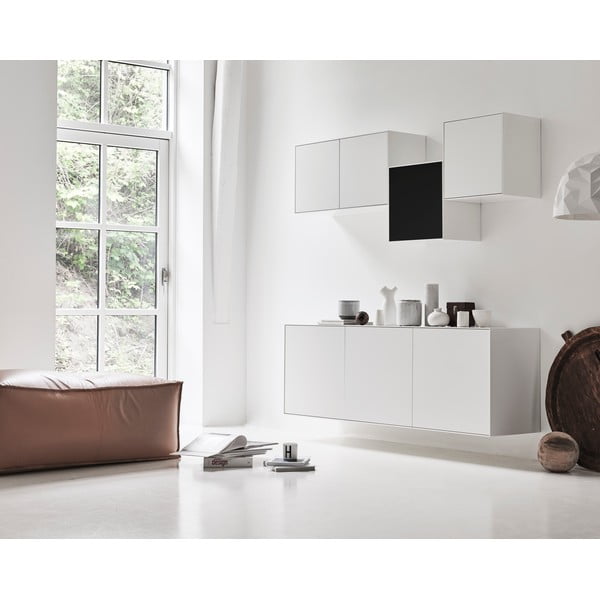 Бял нисък скрин с чекмеджета 179,9x59 cm Edge by Hammel - Hammel Furniture-image-2