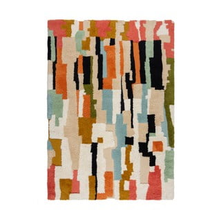Ръчно изработен вълнен килим 160x230 cm Zagora Geo Shaggy – Flair Rugs