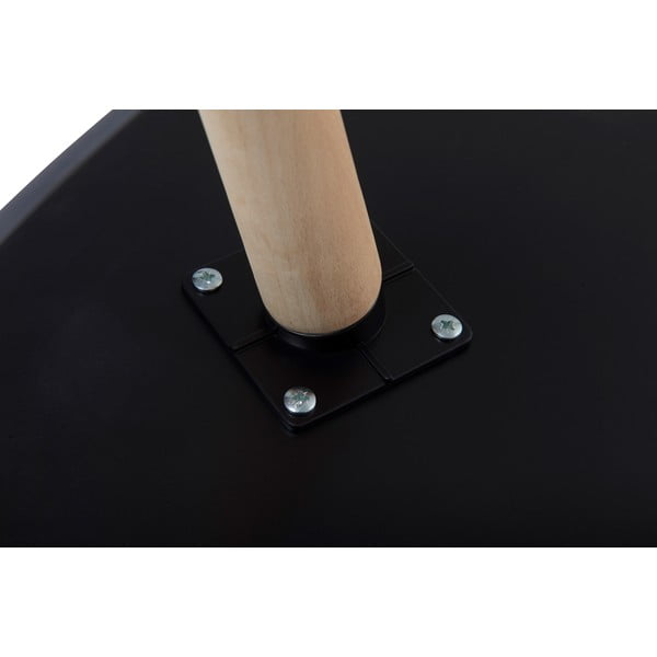 Черна масичка за кафе с крака от букова дървесина , 116 x 66 cm Fly - Furnhouse-image-4