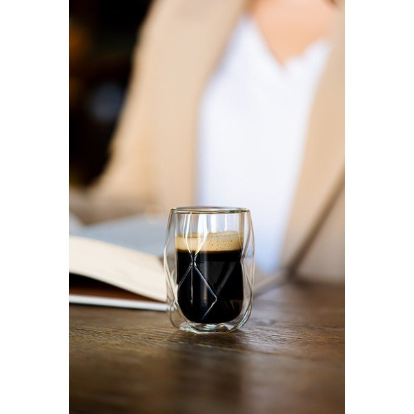 Чаши за еспресо с двойни дъна в комплект от 2 бр. 100 ml Geo – Vialli Design-image-3