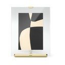 Стъклена стояща рамка  в златист цвят 16x20 cm Flute – Umbra