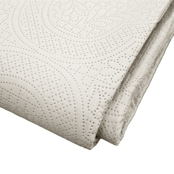 Кремаво комплект шалте и калъфка за възглавница от микрофибър 240x260 cm Romane – douceur d'intérieur-image-2