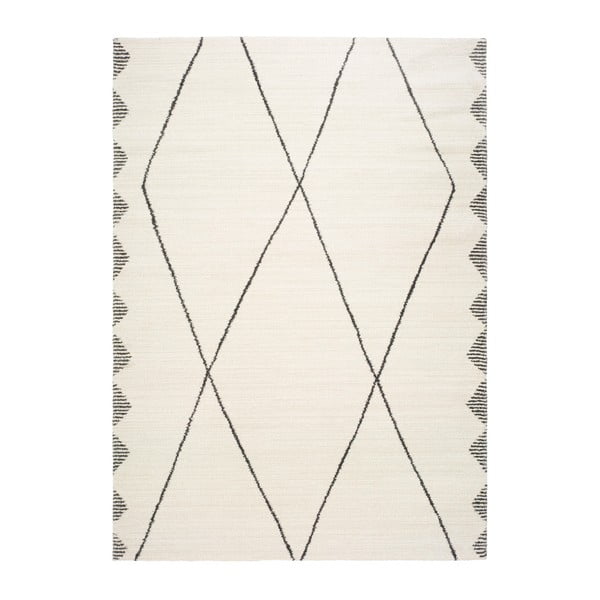 Бял килим Tanum Duro, 120 x 170 cm - Universal