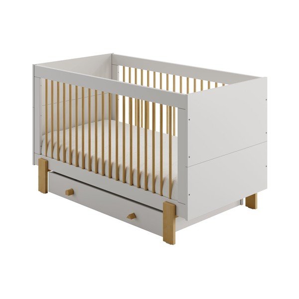 Светлосиво детско легло 70x140 cm Cube - Pinio-image-4