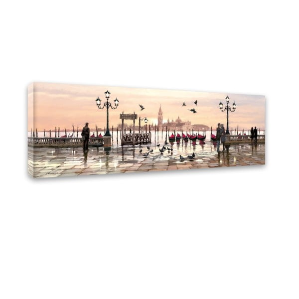 Акварел върху платно , 45 x 140 cm Venice - Styler