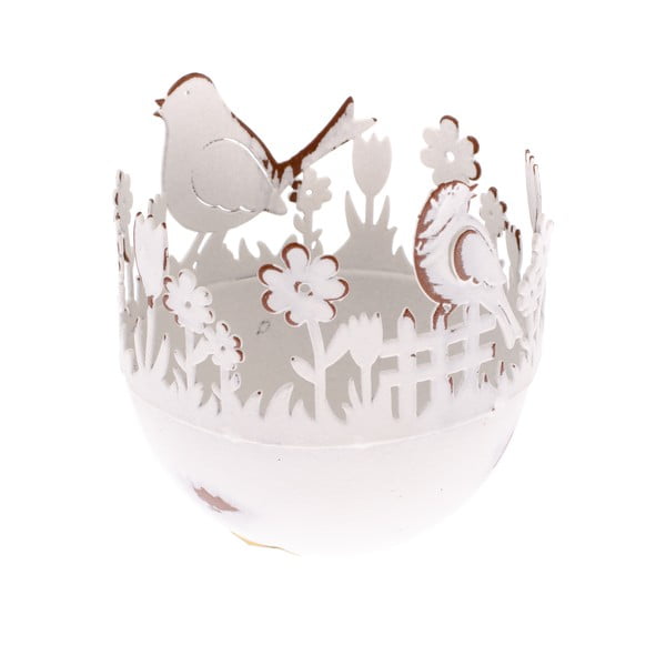 Метална декоративна поставка за яйца с птици - Dakls