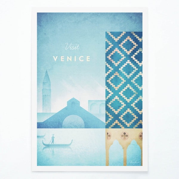 Плакат , 30 x 40 cm Venice - Travelposter
