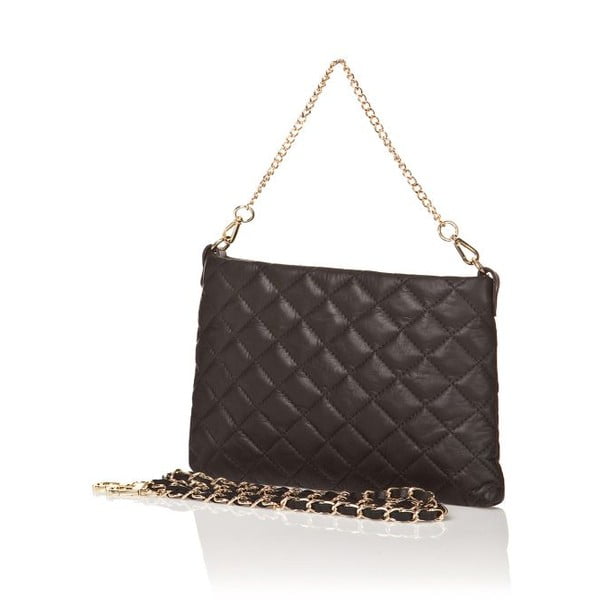 Černá kožená kabelka Edmond Louis Ines-image-2