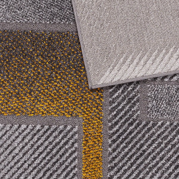 Килим в цвят жълта охра и сиво 80x160 cm Meteo - FD-image-2