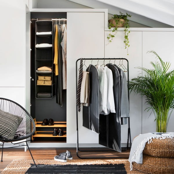 Черна висяща чанта за рокля - Compactor-image-2