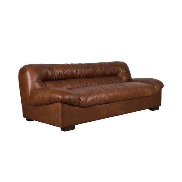 Кафяв кожен диван 214 cm Douglas – Dutchbone-image-2