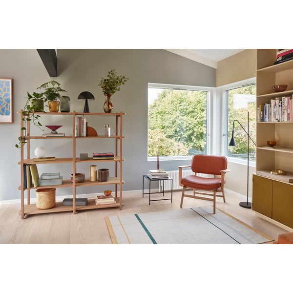 Рафт от дъбова дървесина 150x150 cm Mason - Hübsch-image-1