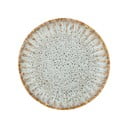 Синя/бежова глинена чиния за сервиране ø 17 cm Fleur – Bloomingville