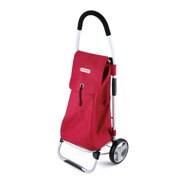 Červená pojízdná taška Bergner Easy-Tech