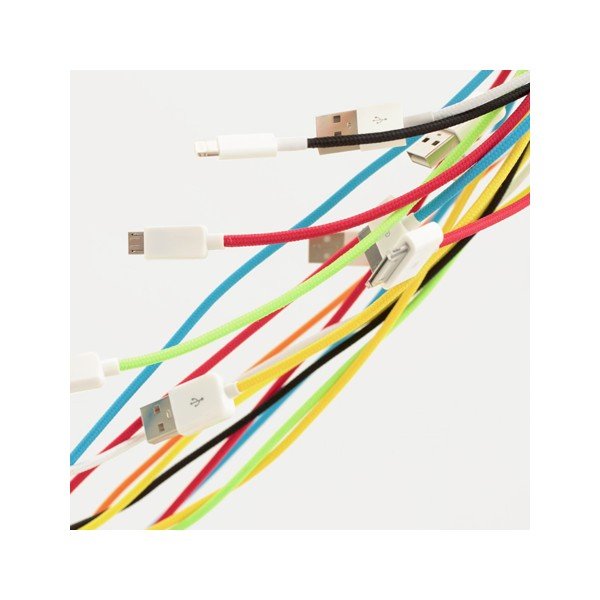 Micro-USB kabel, oranžový-image-1