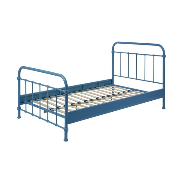 Синьо метално детско легло , 120 x 200 cm New York - Vipack
