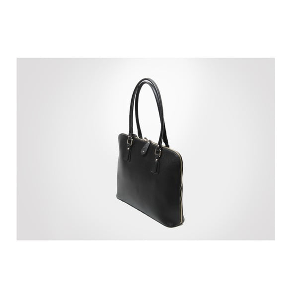 Kožená kabelka Madlene, black-image-1