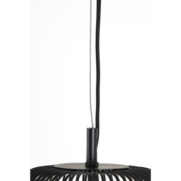 Черна лампа за таван ø 27 cm Rilanu - Light & Living-image-2