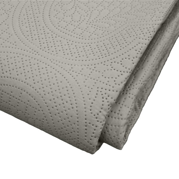 Сиво комплект шалте и калъфка за възглавница от микрофибър 240x260 cm Romane – douceur d'intérieur-image-2