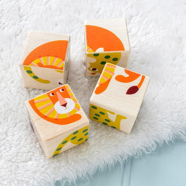 Дървени кубчета Wild Wonders – Rex London-image-1