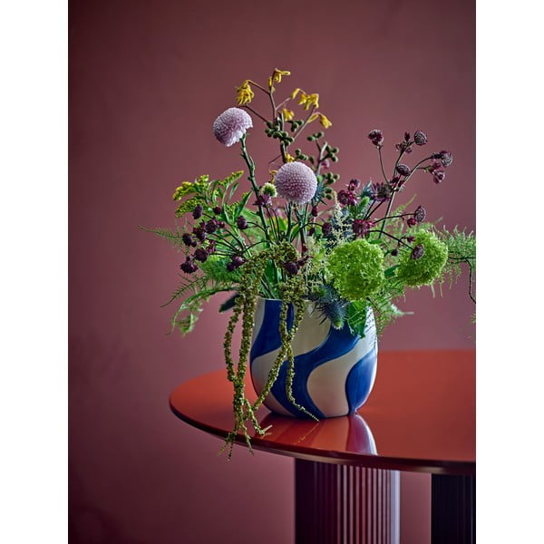 Глинено ръчно рисувано покритие за кашпа ø 20,5 cm Romy – Bloomingville-image-1