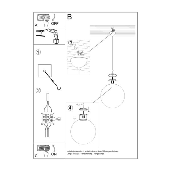 Бяло таванно осветително тяло 20 Bianco - Sollux-image-3