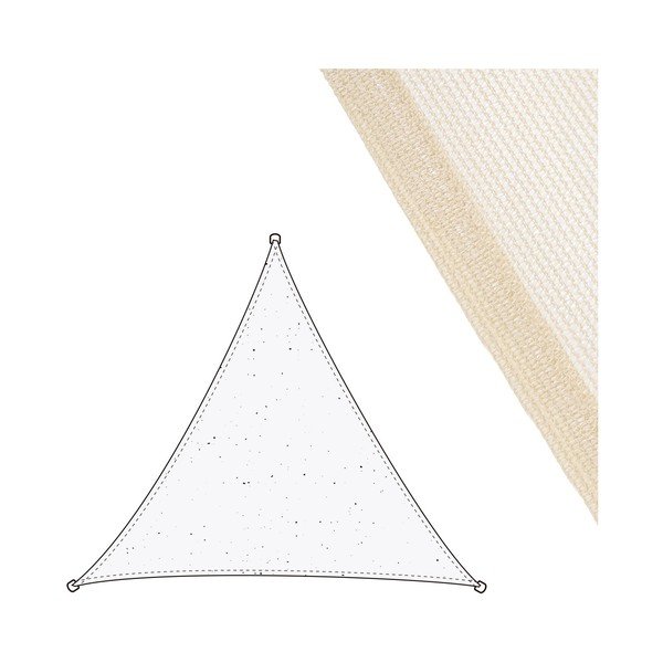 Бежово платно за засенчване 300x300 cm – LDK Garden-image-1