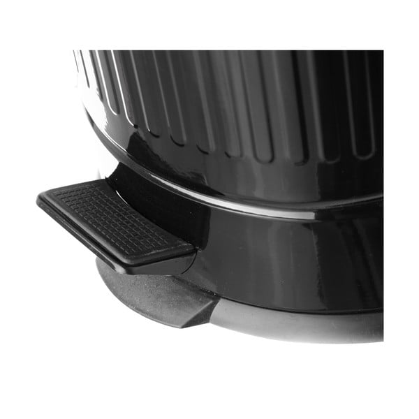 Метална кофа за боклук с черни педали , 20 л Retro - Casa Selección-image-2