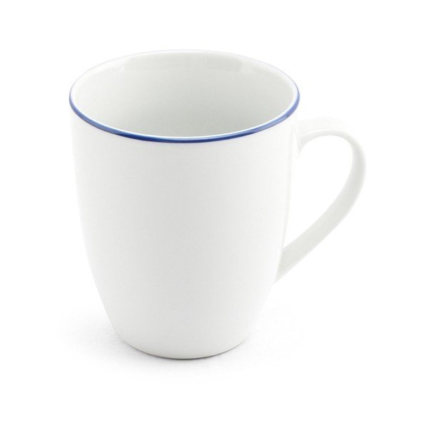 Бяла порцеланова чаша 380 ml Basic White – BonBistro-image-1