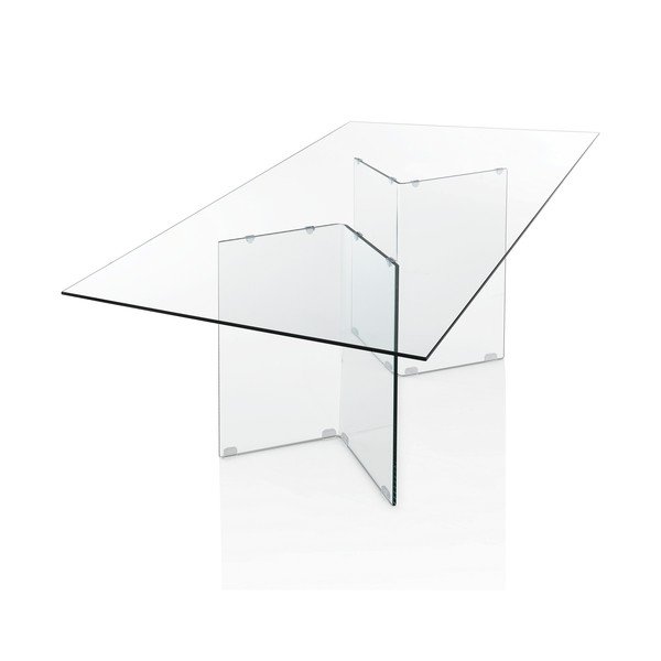 Стъклена трапезна маса 90x180 cm Kaya – Tomasucci-image-4