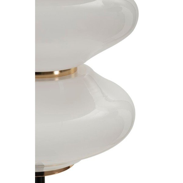 Бяла/черна подова лампа със стъклен абажур (височина 168 cm) Vintage – Mauro Ferretti-image-3