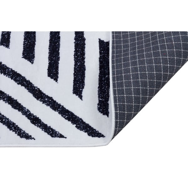 Бяло и синьо миещо се килимче 300x100 cm - Vitaus-image-2