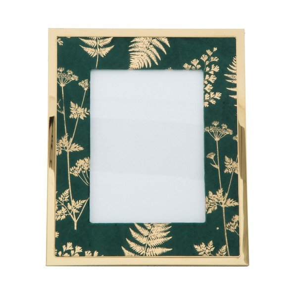 Зелена и златна фоторамка за маса , 15 x 20 cm Glam - Mauro Ferretti-image-3