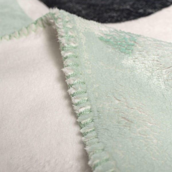 Светлозелено бебешко одеяло от микрофибър 140x110 cm Panda - Moshi Moshi-image-2