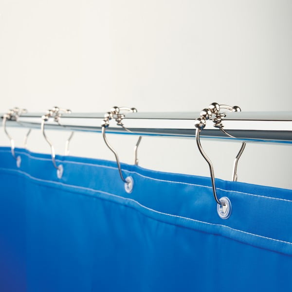 Кукички за душ завеса в комплект от 12 бр. в блестящо сребрист цвят 3,5 cm Anello – Spirella-image-4