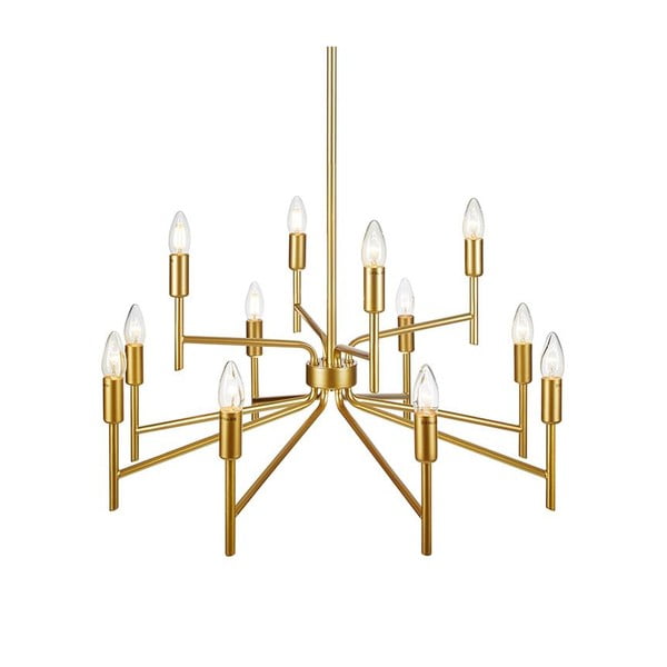 Висяща лампа с дванадесет рамена в златисто Regent - Markslöjd-image-3