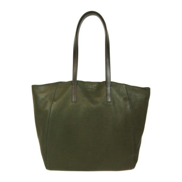 Zelená kožená kabelka O My Bag Jazzy Less