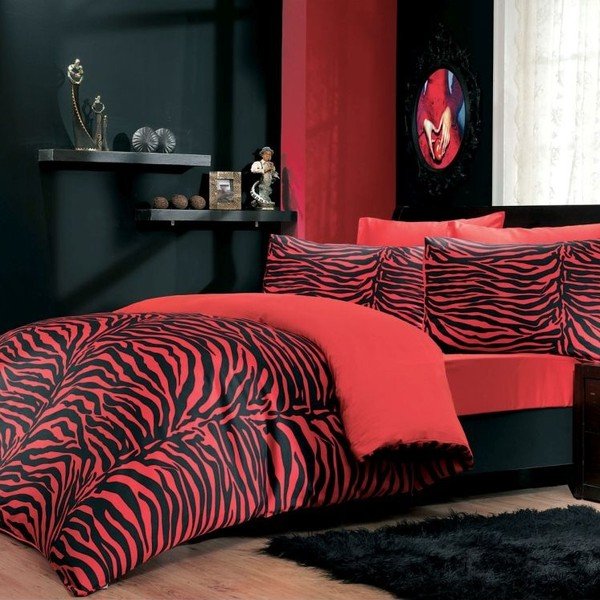 Povlečení Scarl Red, 200x220 cm