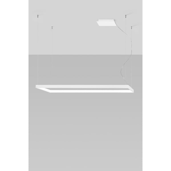 Бял LED висулка 130x40 cm Jutila - Nice Lamps