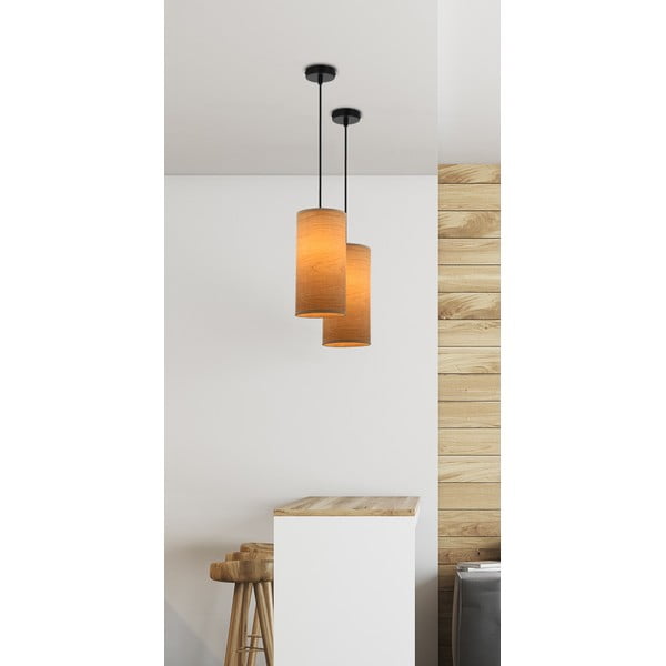 Светлокафява висяща лампа ø 12 cm Ballo - Candellux Lighting-image-1
