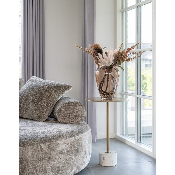 Метална кръгла странична масичка ø 41 cm Lecco – House Nordic-image-1