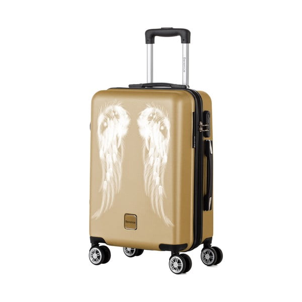 Куфар за пътуване Wings в златисто, 44 л - Berenice