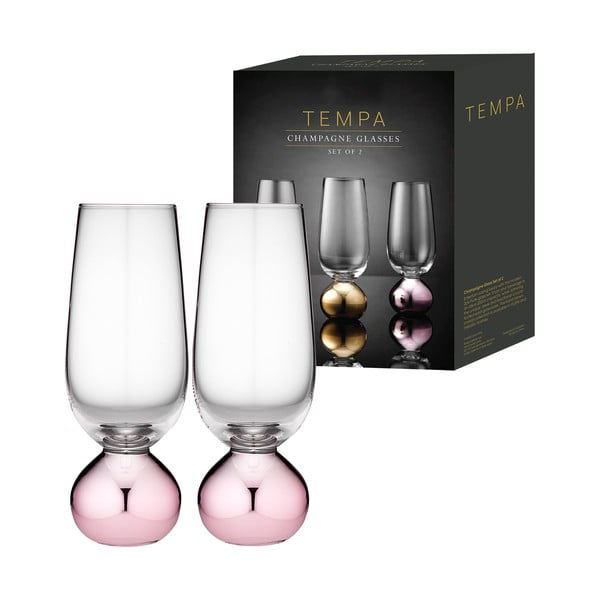 Чаши за пенливо вино в комплект от 2 чаши от 250 ml Astrid Rose - Ladelle-image-2