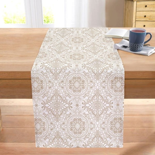 Покривка 40x130 cm Beige Mandala – Mila Home-image-1