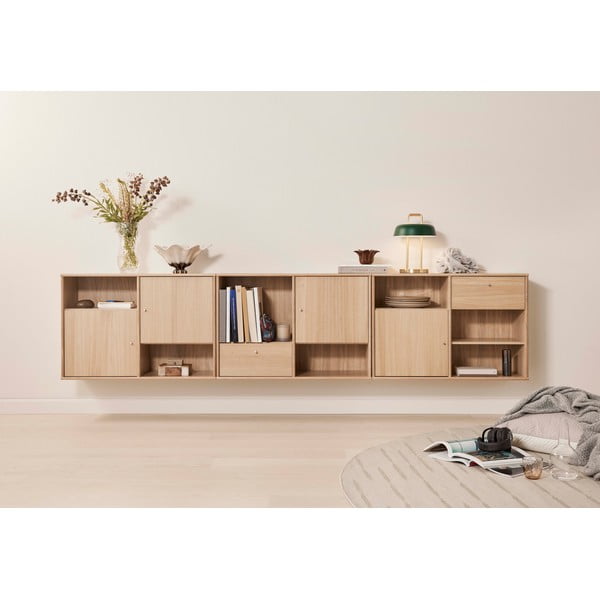 Нисък скрин от дъб 267x61 cm Mistral - Hammel Furniture-image-4