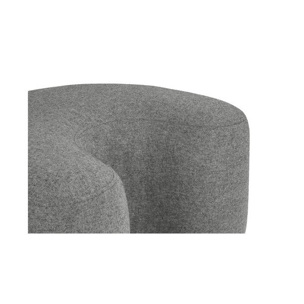 Сива вълнена табуретка Ü – noo.ma-image-4